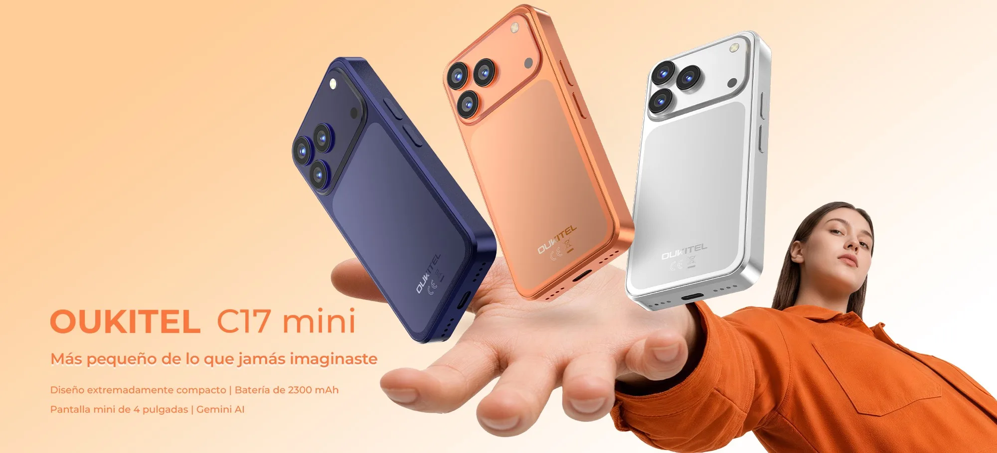 OUKITEL C17 mini - Más pequeño de lo que jamás imaginaste